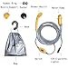 HIVEHICLE Portable Camping Shower Handheld Shower Head - Outdoor 12V with Water Pump and Build-in Water Filtration System for Car Washing,Camping,Hiking,Beach,Dog,Flowering Plants
