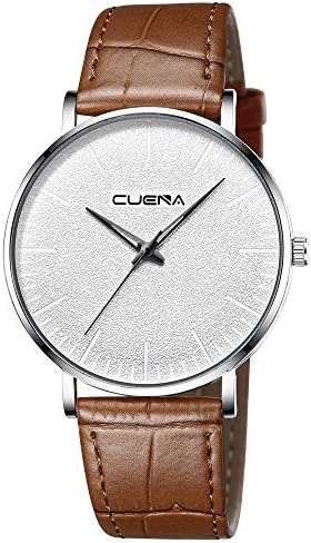 Brand Luxury Mens Watches Ultra-Thin Analog Quartz Wrist Watch Business Watch Outsta for Men Boys Gift Holiday Present