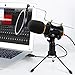TONOR Plug-Play USB Condenser Microphone with Stand Pop Filter, Recording Podcasting Chatting Mic for PC Laptop Computer Studio in Windows/Mac
