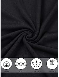 WILLBOND 3 piezas Basic Cami damaes largo tanques Top vestido con correa, color sólido