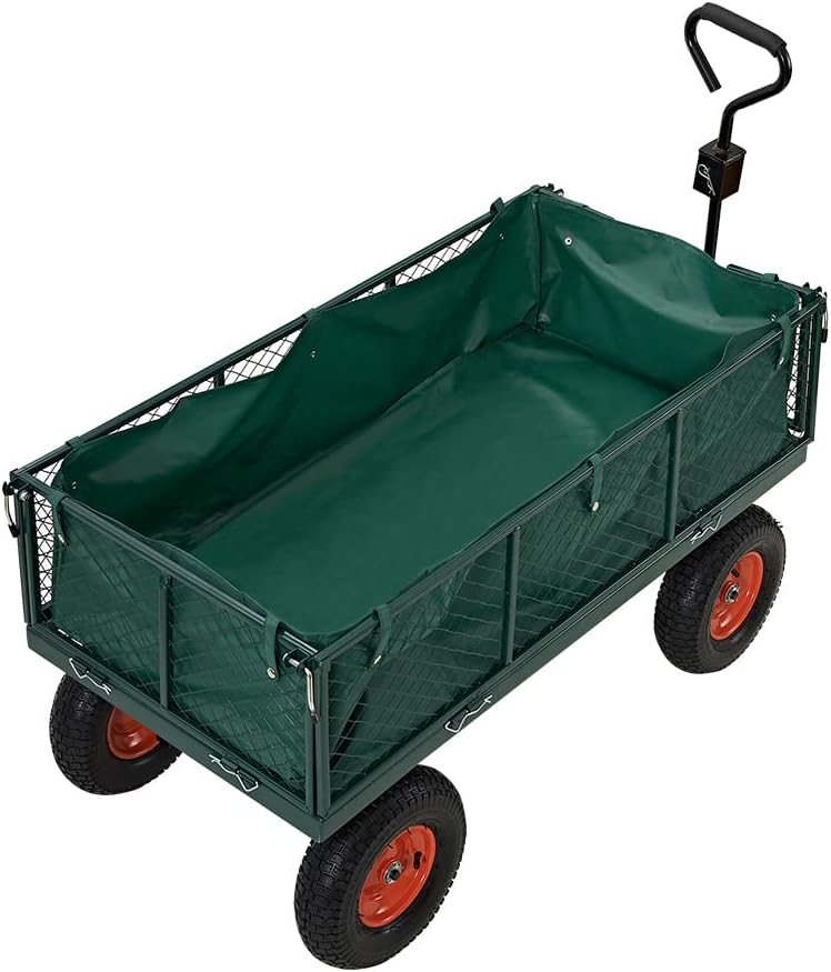 Panana Heavy Duty Garden Cart 700kg Capacity with Removable Sides