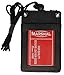 Leather ID Holder from Marshal- 561r,Black,Regular