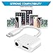 Headphone Adapter for iPhone Converter Splitter Adapter 3.5mm Jack Aux Audio & Charger Compatible for iPhone X/XS/XSMax/XR/8/8 Plus Support to Music and Charger Suitable for iOS 12 or Laterthumb 4