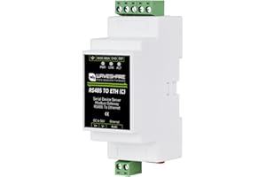 Waveshare Industrial Serial Server, RS485 to RJ45 Ethernet, TCP/IP to Serial, Rail-Mount Support, with POE Function, Common E