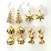 Monoche Christmas Tree Ornament Hanging Decor Best Choice for Xmas Holiday Party Supplies with Strings 1 Set (Gold)thumb 2