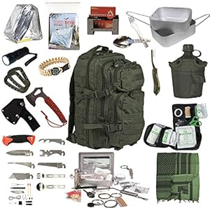 72h Fluchtrucksack Prepper Rucksack Krisenvorsorge Not Überlebensrucksack #18934