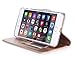 Procase iPhone 8 iPhone 7 Wallet Case, Stylish Folio Flip Card Case Stand Cover for Apple iPhone 7 / iPhone 8, with Kickstand Card Holder -Pink