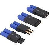 OliRC 4pcs RC Battery Connector Adapter for TRX to EC5 Style Male Female (C177-4)