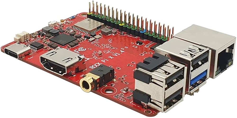 Lodokdre Rock X Development Board Windows 10 Motherboard 4GB RAM 64GB Storage