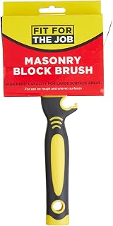 Fit For The Job 4 inch Block Brush Masonry Paint Brush view 3