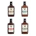 Jim Beam All Natural BBQ Sauce Variety FOUR Pack Includes: Bold N Spicy/Smoky Barrel/Maple Bourbon/Southern Tang 18oz Each