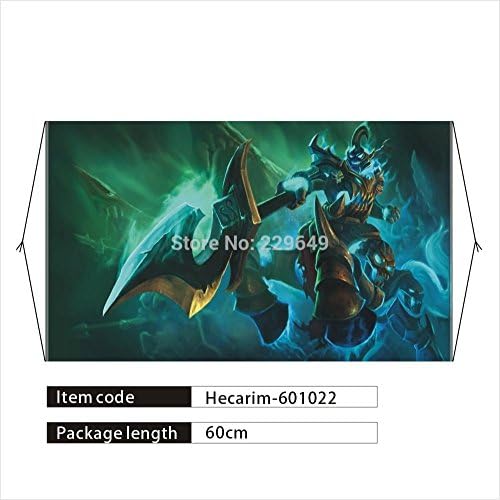 Anime family Hecarim-the Shadow of War, Hero of Game League of Legends, Wall Scroll Poster Printing on Silk Fabric