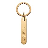 SOLID BRASS PET TAG - Modern, Minimal Pet