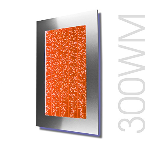 Wall Mount Hanging Bubble Wall Aquarium 30" LED Lighting Indoor Panel 300WM Water Fall Fountain Water Feature - Thumbnail 4