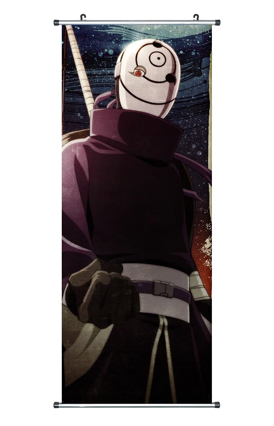 CosplayStudio Large Naruto Roll Picture / Kakemono Fabric Poster 100 x 40 cm Motif: Obito Uchiha/Tobi