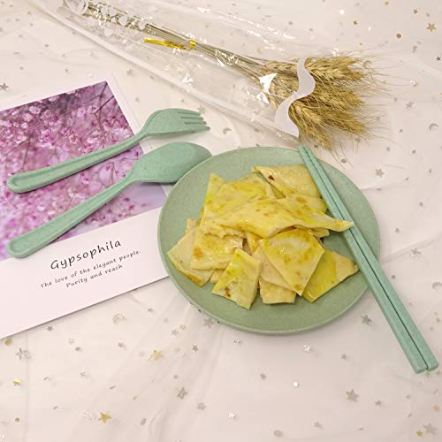 image for Honbay 3PCS Portable Cutlery Boreal Europe Style Healthy Eco-Friendly 