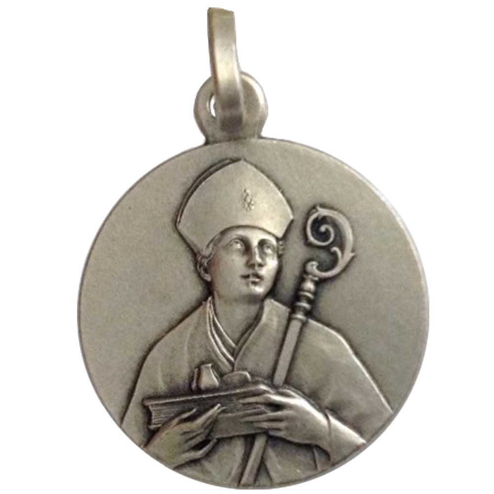 I G J 925 Sterling Silver Saint Gennaro Medal - The Patron Saints' Medals