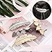 12 Pieces Hair Clips for Women, Tree Branch Alloy Feather Leaf Style Barrettes Hair Pins for Girls Thick Hair Styling Women Wedding Party (Style 3)