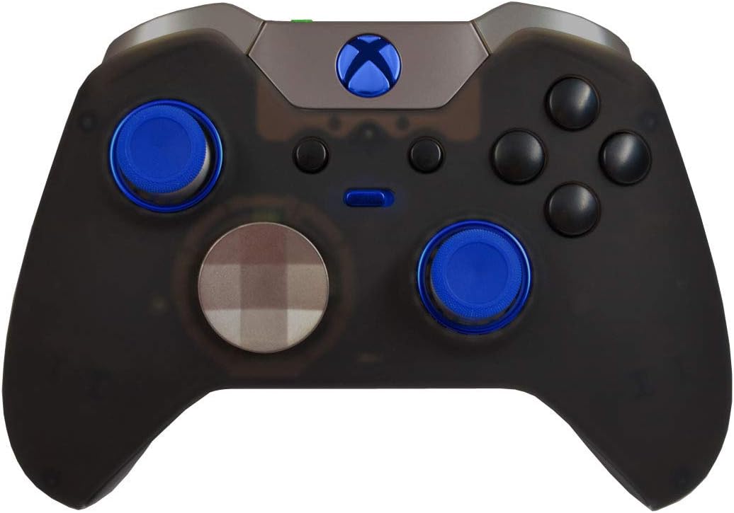 Elite 5000+ Modded Controller for Microsoft Xbox One - Custom Design That Works on All Shooter Games (Black and Blue Out)