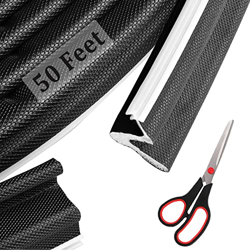 50 Feet Door Weather Stripping VShaped "Q" Foam Kerf Weather Stripping