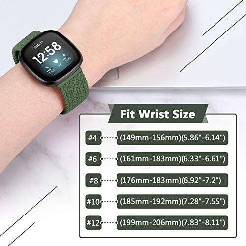 fitbit versa green band