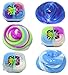 12 PCs Ultimate Silly Fluffy Slime Putty Kit Supplies ALL IN ONE with Cloud, Unicorn, Galaxy, Mermaid Sea, Fruit, Clear, Foam, Rainbow, Glitter, Fishbowl Fun Glossy Smiles in Containers for Kids.