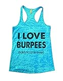 Womens Funny Gym Burnout Tank Top 