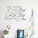 Dumbo Quote Wall Decals - Rest Your Head Close to My Heart - Wall Sticker Baby Playroom Art Poster Kids Home Nursery Kids Room Playroom Bedroom Art Decoration Animal Decor (Black)