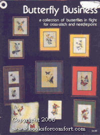 Butterfly Business A collection of butterflies in flight for cross-stitch and needlepoint by Tommy McNabb (Paperback)