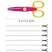 KUUQA 6 Pcs Kids Safety Scissors Art Craft Scissors Set for Kids and Students Paper Construction Supplies