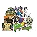 Cool Sticker 100pcs Random Music Film Vinyl Skateboard Guitar Travel Case Sticker Door Laptop Luggage Car Bike Bicycle Stickers (150pcs)