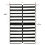 Uniflasy 15 Inch Cast Iron Grill Cooking Grid Grate for Weber Old Spirit 200 Series, Spirit E/S 200 & 210 with Side Control Panel, Spirit 500, Genesis Silver A, for Weber 7522, 7523 7521 65904 65905