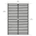 Uniflasy 15 Inch Cast Iron Grill Cooking Grid Grate for Weber Old Spirit 200 Series, Spirit E/S 200 & 210 with Side Control Panel, Spirit 500, Genesis Silver A, for Weber 7522, 7523 7521 65904 65905