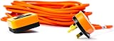 Status 10m Heavy Duty Extension Lead Single Socket Orange 13A Outdoor Power view 4
