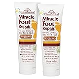 Miracle of Aloe, Miracle Foot Repair Cream with 60% UltraAloe 4 ounce tube - 2 pack