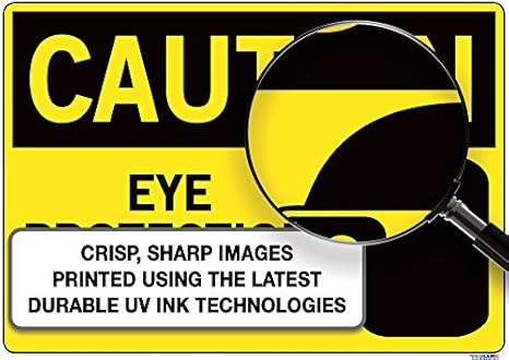 Vestil Caution Sign SI-C-21-D-AL-040-S Aluminum .040 ...