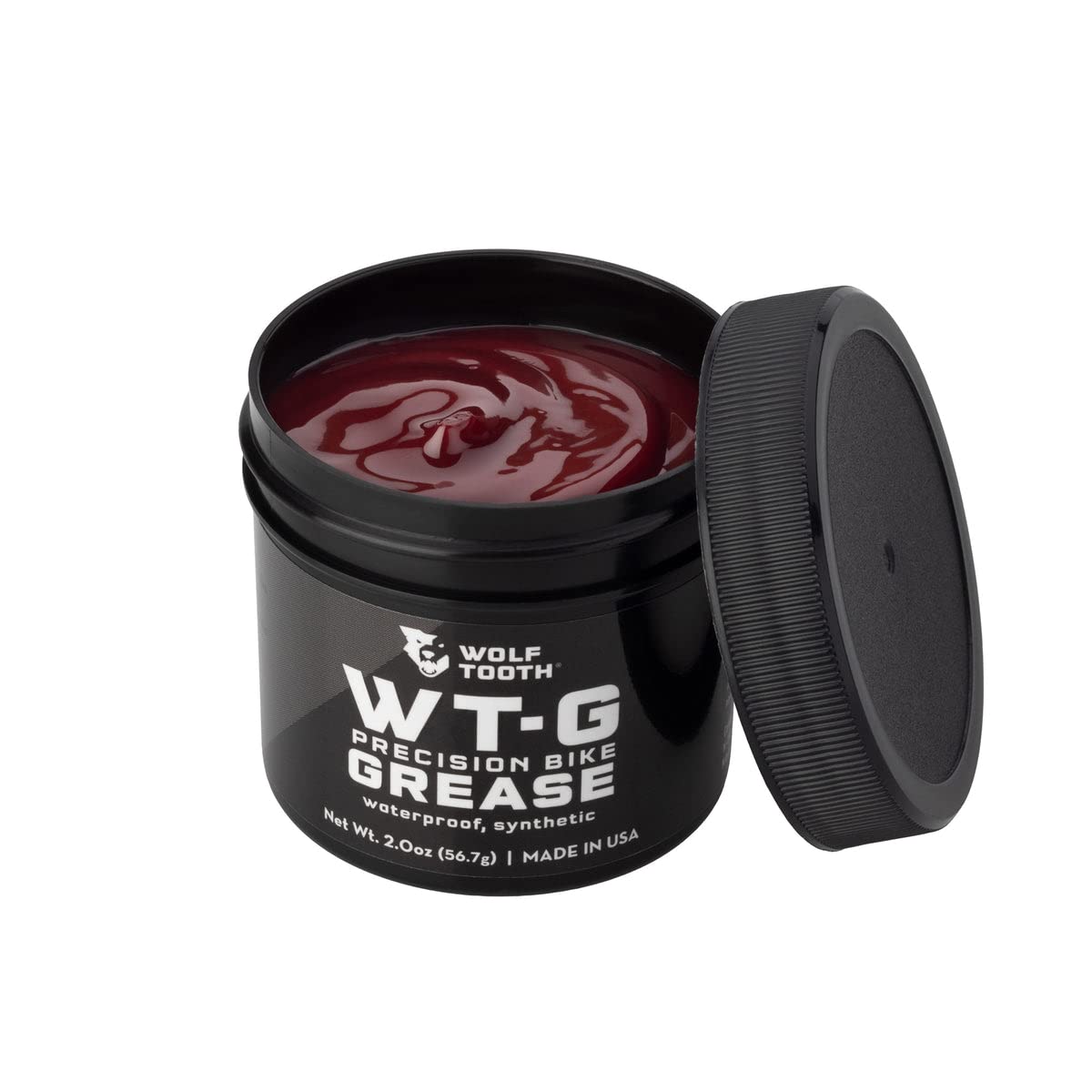 Wolf Tooth WT-G Precision Bike Grease 56.7 g, Synthetic Anti Seize, Waterproof for: Hubs, Bearings & Bottom Brackets, High-Performance Bicycle Grease for All-Weather Use