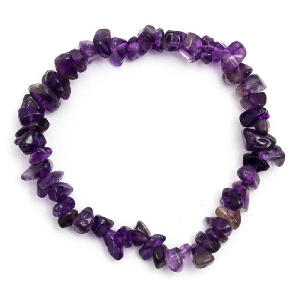 Amethyst Chip Bracelet - Yoga - with Gift Bag