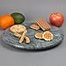 Creative Home Natural Green Marble Lazy Susan Turntable Rotating Display Serving Board, 12