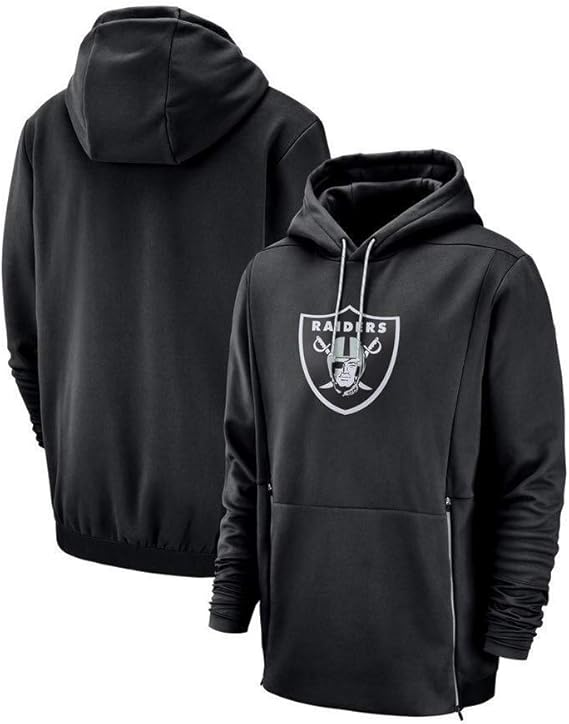 Amazon Co Jp Goodsk アメリカンフットボールスポーツレイダースチームのファンジップポケットジャージージャージートレーナーメンズ カジュアルファッションパーカー 服 ファッション小物