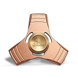 VICTOREM EDC Hand Spinner Metal Fidget ADHD Focus Toy Ultra Durable Copper & Brass Made High Speed - Up to 5 Mins