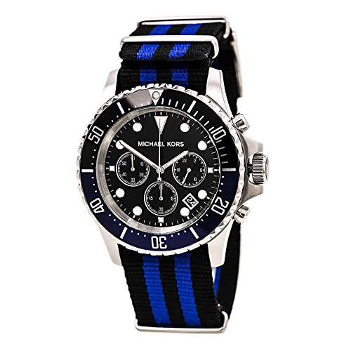Michael Kors #MK8398 Men's Everest Crosgrain Fabric Band Chronograph Watch