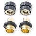 3/4 Inch Garden Hose Quick Connector Fittings Value Pack Quick Release Hose Connect for RV Water Hose and Spray Nozzle