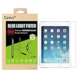 Cyxus Blue Light UV Filter [Sleep Better] 9H Tempered Glass Screen Protector for Apple iPad Pro 9.7