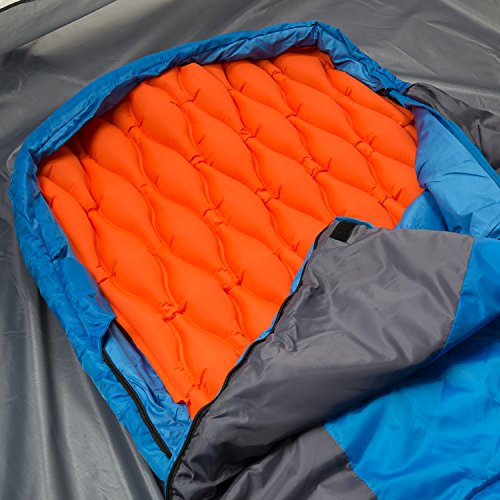 Ultralight Sleeping Pad by VENTURE 4TH | Lightweight, Compact, Durable, Tear Resistant, Supportive and Comfy | For Camping , Traveling , Lounging , Sleeping Bags , Hammocks , Hiking and More | Blue - Thumbnail 5