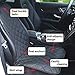 AUTOARK Pet Front Seat Cover,Dog Car Seat Cover Waterproof & Nonslip Rubber Backing with Anchors Universal Design for All Cars,Trucks & SUVs,Black,AK-027