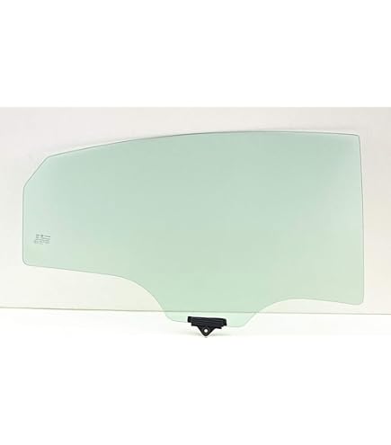 Passenger Side Rear Door Window Glass For Hyundai Sonata 2015-2019 - 4 Door Sedan, Light Green Tempered