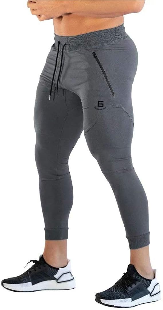 Amazon Samy ジョガーパンツ メンズ トレーニングパンツ ジム フィットネス スリム ファスナー付き スウェットパンツ Ck 1016 スウェットパンツ 通販