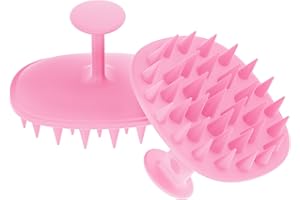 Cbiumpro 2-Pack Scalp Massager Hair Growth, 100% Silicone Scalp Exfoliator Brush, Hair Scrubber Shampoo Brush for Dandruff Removal, Women, Men, Kids, Pets