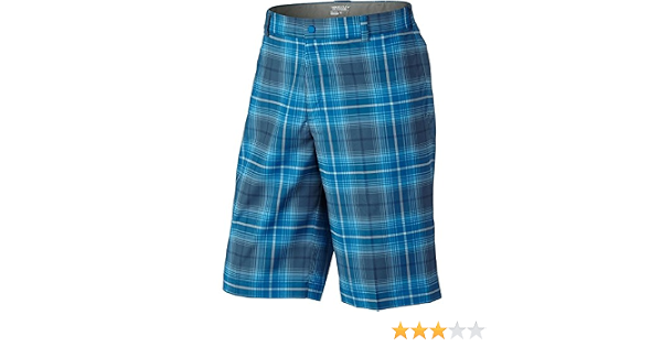 NIKE GOLF PLAID SHORT : Clothing 